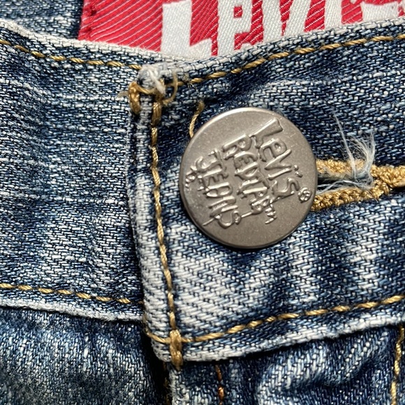 Levi’s Vintage Denim Shorts Zipper Fly - Picture 5 of 5
